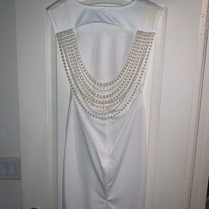 Beautiful white sheath dress